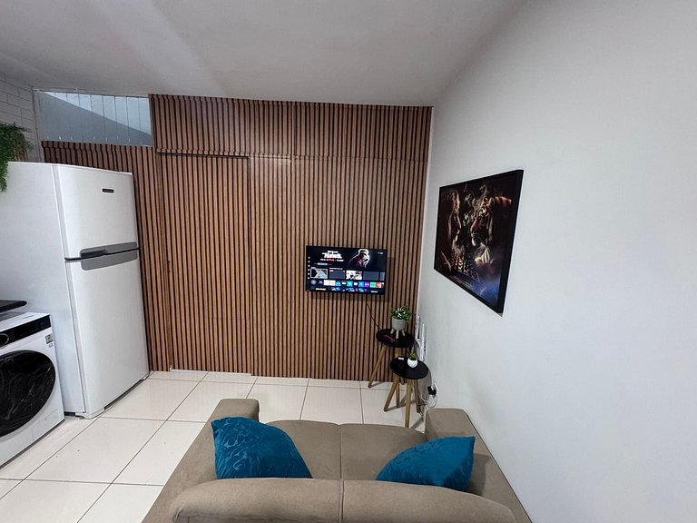 Flat com varanda no Núcleo Bandeirante
